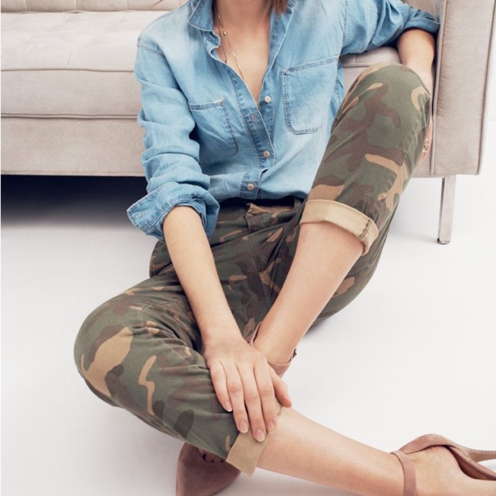 Madewell Rivington camo cargo pants